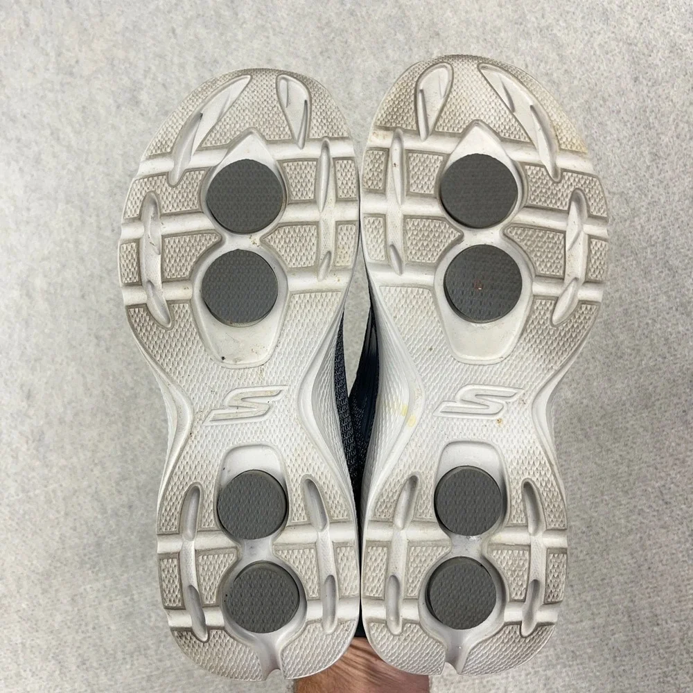 Sketchers Go Walk Shoes Sneakers Size 10 Double Gray Mesh Lace Up